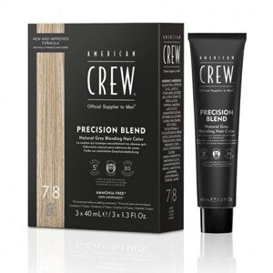 American Crew Precision Blend - pánske farby, 3x40 ml 3x40 ml - Light 7-8 - svetlá