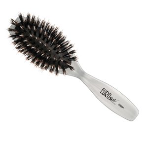Eurostil Brush Boar Bristles - kefy na predlžované vlasy, diviačie štetiny 03691 - Oval Small - malá oválna