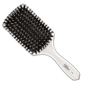 Eurostil Brush Boar Bristles - kefy na predlžované vlasy, diviačie štetiny 03689 - Rectangular Large - veľká plochá