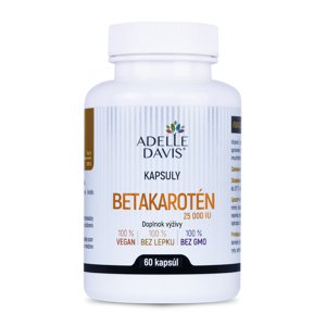 Adelle Davis - Betakarotén 25.000 IU, 60 kapsúl