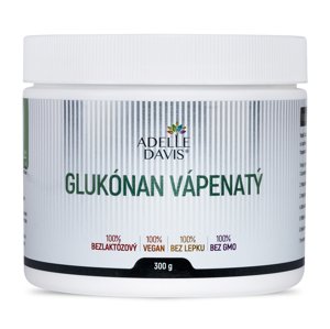 Adelle Davis - Vápnik, prášok 300 g (Glukónan vápenatý)