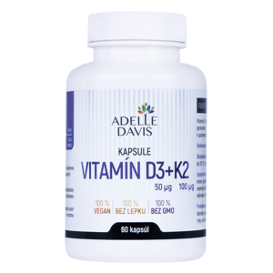 Vitamín D3+K2, 60 kapsúl