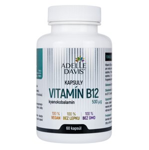 Adelle Davis - Vitamín B12 500 mcg, 60 kapsúl