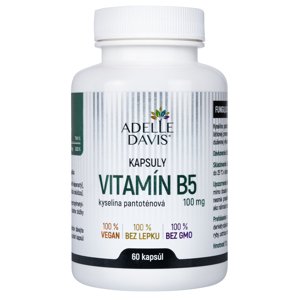 Adelle Davis - Vitamín B5 100 mg, 60 kapsúl