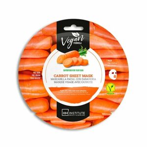 IDC Institute - Pleťová maska Vegan s mrkvovým extraktom