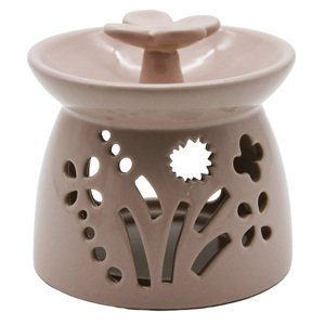 Home Elements Aromalampa -Béžové kvetinky