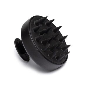The Shave Factory Silicone Massage Brush SMC02 - silikónová masážna kefa čierna