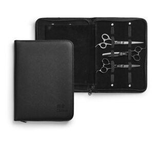 ScissorCase Black - čierne púdzro na 10ks nožníc 9124 - s vyrazeným logom SHÖRAI