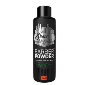 The Shave Factory Finest Barber Powder - púder na odstránenie vlhkosti a upokojenie pokožky, 200 g