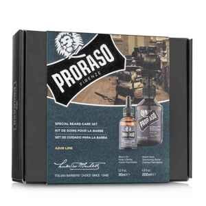 BALÍČEK: Proraso Special Beard Care (Beard Oil, Beard Shampoo) - set oleja a šampónu na bradu Azur Lime (007462)