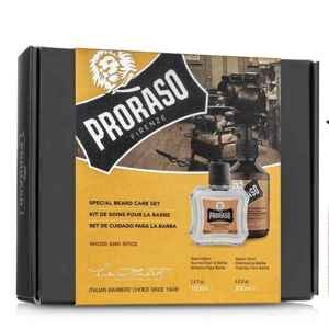 BALÍČEK: Proraso Special Beard Care Set (Beard Balm, Beard Shampoo) - set šampónu na bradu a balzámu na bradu Wood&Spice (007356)