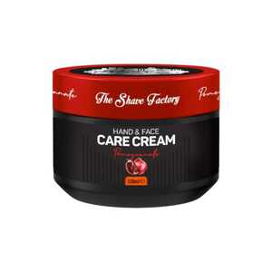The Shave Factory Hand & Face Care Cream Pomgranate - krém na tvár a ruky s vôňou granátového jablka, 300 ml