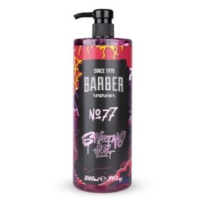 Marmara Barber Shaving Gel - gél na holenie - veľké balenie, 1 000 ml No 77 - ružovo-červený