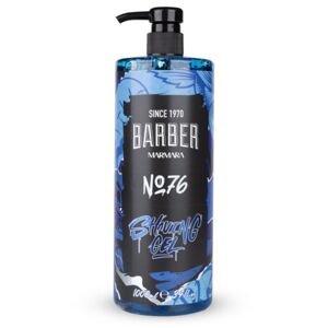 Marmara Barber Shaving Gel - gél na holenie - veľké balenie, 1 000 ml No 76 - modrý
