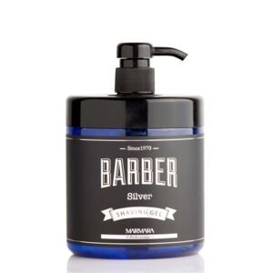 Marmara Shaving Gel "SILVER" - modrý transparentný gél na holenie, 1000 ml
