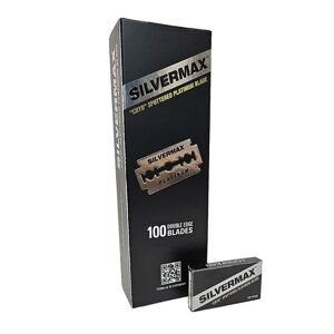 SILVERMAX 100 Double Edge Blades (6459) - náhradné žiletky, 100 ks (celá čepeľ)
