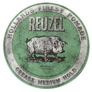 ​REUZEL Green Pomade Grease - pomáda na báze včelieho vosku pre pevný styling 113 g