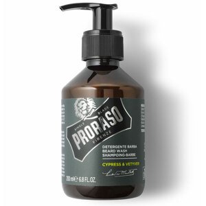 Proraso Beard Wash Cypress and Vetyver - šampón na bradu s vôňou cyprusu a vetiveru, 200 ml