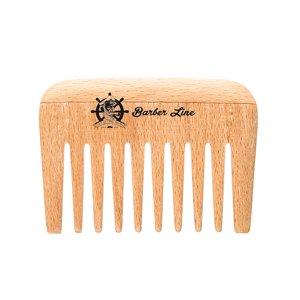 Barber Line Wooden Comb 04548 - hrebeň na bradu