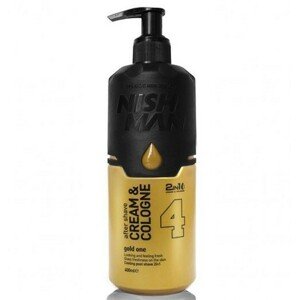 Nishman Cream and Cologne - krémová voda po holení, 400 ml New Gold One 04