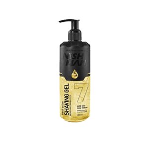 Nishman Shaving Gel - žltý gél na holenie, 07 Gold One - 400 ml