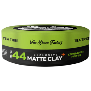 The Shave Factory Exclusive Matte Clay - matná hlina so silnou fixáciou, 150 ml Tea Tree 44- Comb-Over Power