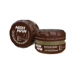 Nishman Beard and Moustache Styling Balm - stylingový vosk na bradu a fúzy, 100 ml