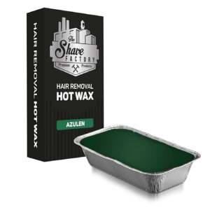 The Shave Factory Hair Removal Hot Wax Azulen - vosk na depiláciu, 500 g