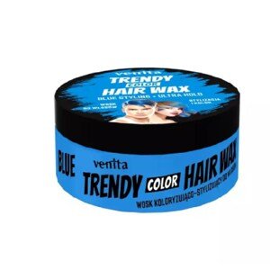 Venita Trendy Color Hair Wax Ultra Hold - farebný vosk na vlasy, ultra držanie, 75 g Blue - modrá