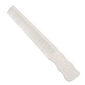 JRL Barbering Comb J204 - barber hrebeň J204 White - biely