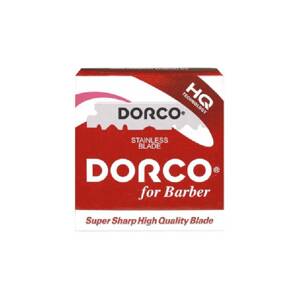 Dorco for Barber Super Sharp High Quality Blade (RED) - super-ostré žiletky, polovičná čepeľ, 100 ks