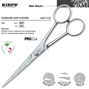 ​Kiepe 2127 Pro Cut - profesionálne kadernícke nožnice s mikrozúbkami veľkosť 6,5"