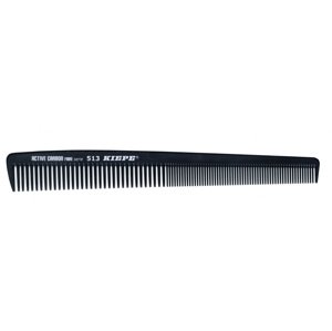 Kiepe Active Carbon Fibre comb - profesionálne kombinované hrebene 513 - 180 x 22 mm