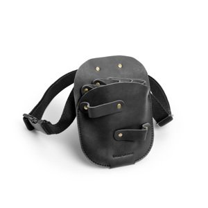 Scissor holster, leather 1677 - kožené púzdro na kadernícke nožnice